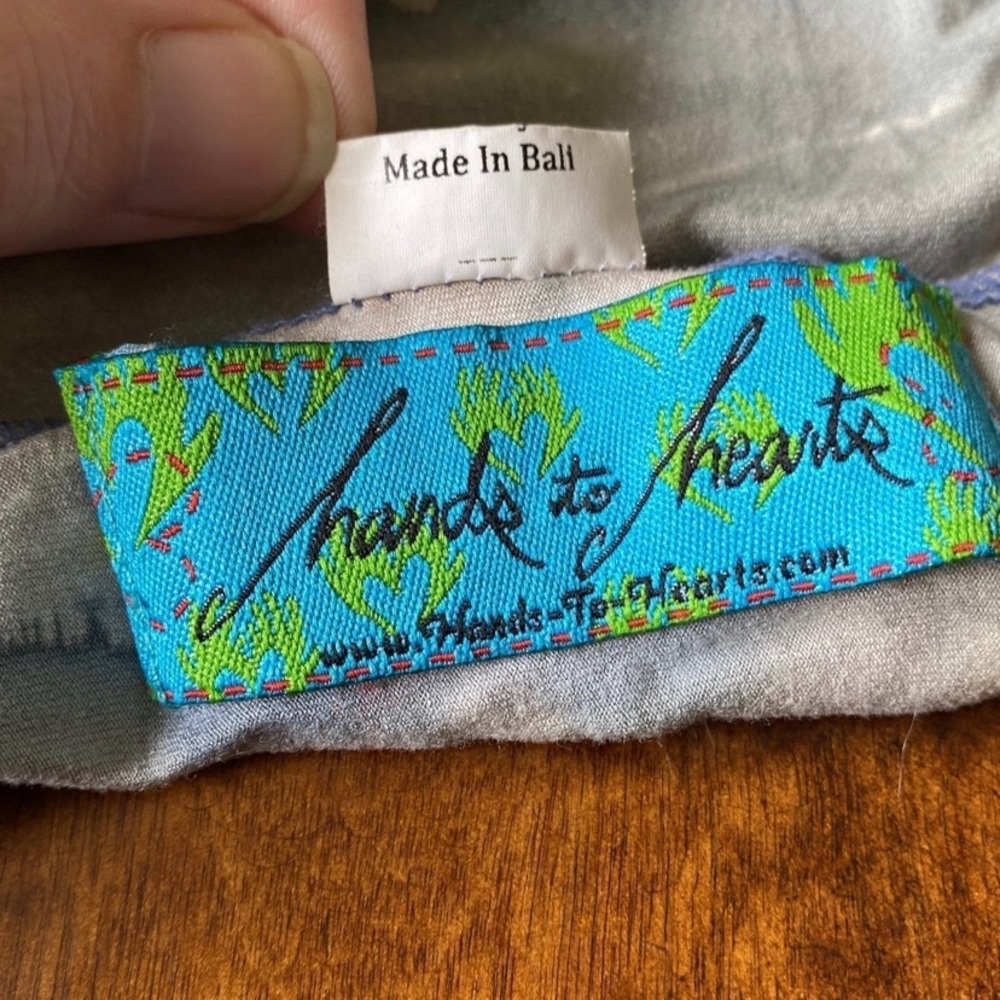 Hand Printed Headband Made In Bali - Picture 4 of 8